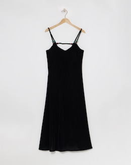 Simply Be Luxe Jersey Trapeze Maxi Dress With Bead Detail