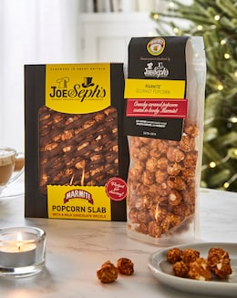 Joe &amp; Seph's Marmite Slab and Popcorn Bag bundle
