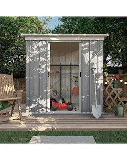 Yardmaster 6x4ft Tall Pent Metal Shed - Image