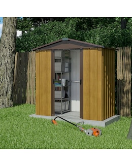 Yardmaster 6x4.5ft Wood Effect Shed - Image