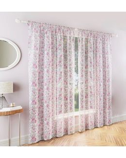 Mia Floral Printed Voile Panel - Image