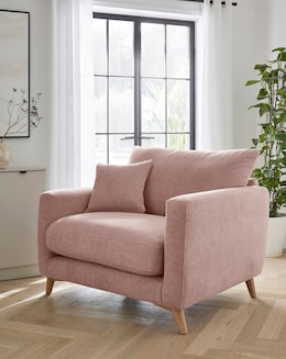 Beckett Chenille Snuggle Chair - Image