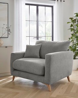 Beckett Chenille Snuggle Chair - Image