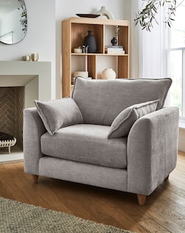 Harlequin Chenille Snuggle Chair - Image