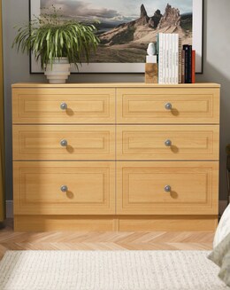 Richmond Ready Assembled 6 Drawer Chest - Image