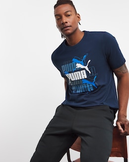 PUMA Graphics Multiple Logo T-Shirt - Image