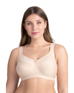 Miss Mary of Sweden Cotton Now Non Wired Minimiser Bra