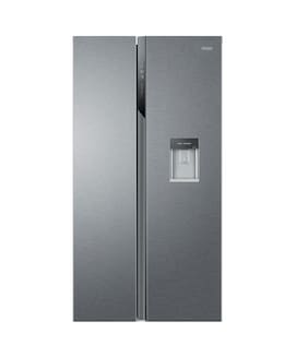 Haier HSR3918EWPG American Fridge Freeze - Image