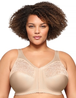 Glamorise Plus Size MagicLift Front-Fastening Bra 1200