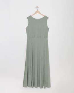 Sage Cowl Back Maxi Dress - Image