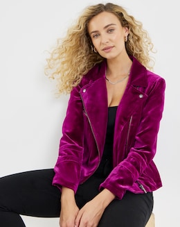 Joe Browns Wonderfully Velour Jacket - Image