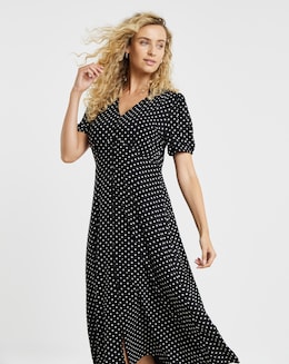 Joe Browns Perfectly Polka Midi Dress - Image