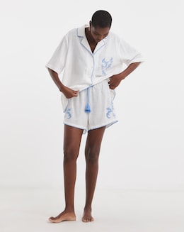 Figleaves Embroidered Shortie Set - Image
