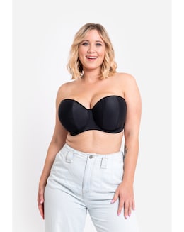 Curvy Kate Luxe Strapless Bra Jet Black