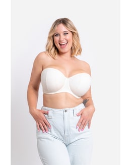 Curvy Kate Luxe Strapless Bra Pearl Ivory