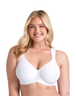 Miss Mary of Sweden Stay Fresh Lace Moulded Cup Wired Bra White