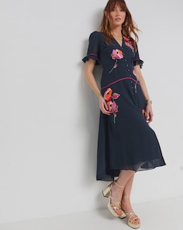 Hope & Ivy Niamh Midi Dress - Image