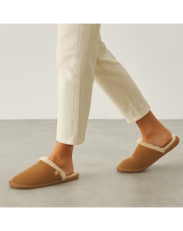 Totes Ladies Real Suede Mule With Water Repellency