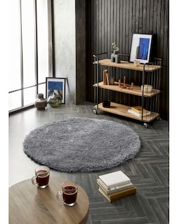 Chicago Shaggy Circle Rug - Image