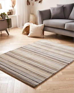 Connor Classic Striped Woollen Rug - Image
