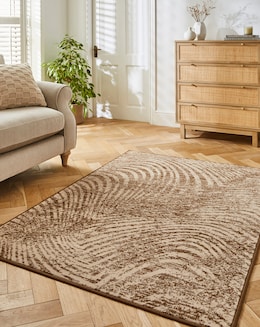 Maestro Swirl Pattern Woven Rug - Image