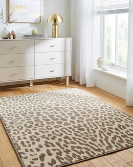 Maestro Leopard Print Woven Rug - Image