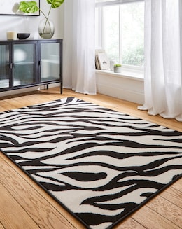 Maestro Zebra Print Woven Rug