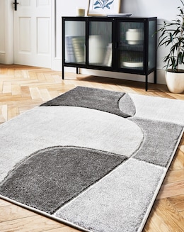 Sara Abstract Carved Rug - Image