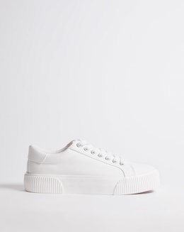 Canvas Trainer Chunky Ribbed Sole ExWide - Image