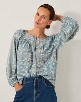 Monsoon Mandy Paisley Print Blouse