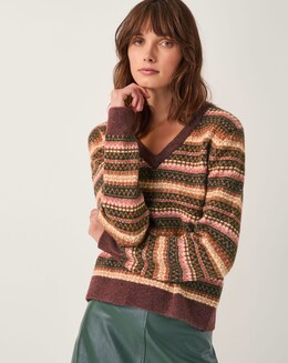 Monsoon Scout Fair Isle Jumper &amp; Scarf