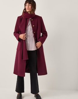 Monsoon Alicia Scarf Coat