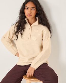 Monsoon Em Floral Knit Jumper