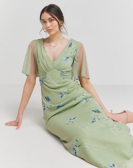 Hope & Ivy Melrose Floral Maxi Dress - Image