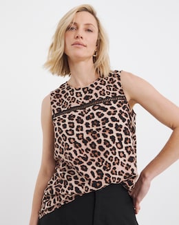 Ladder Trim Vest Top - Image