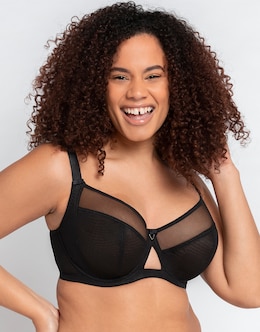 Curvy Kate Victory Balcony Wired Bra Black