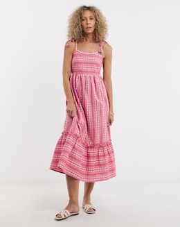 Cami Midi Dress With Tassels - Image