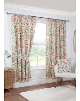 Sundour Amaryllis Tape Top Curtains - Image