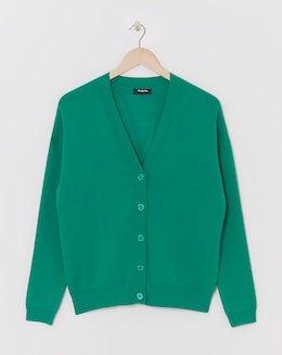 Green Loose Fit Cardigan - Image