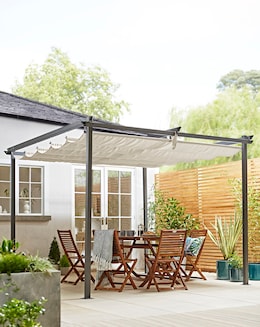 Pergola with Retractable Roof - Image