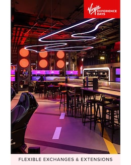 F1 Arcade Simulator Racing Experience with Prosecco &amp; Small Plates E-Voucher