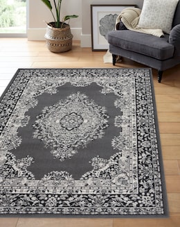 Traditional Medallion Woven Rug - Image