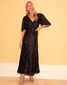 Ro&Zo Evor Sequin Midi Dress - Image