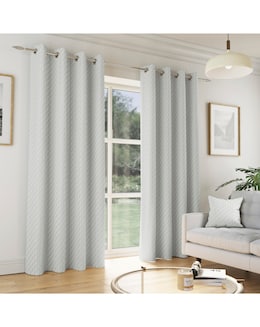 Tokyo Velvet Eyelet Curtains - Image