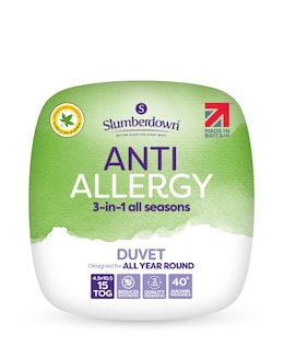 Slumberdown Anti Allergy All Seasons 15 Tog Duvet