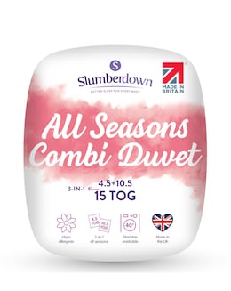 Slumberdown Feels Like Down All Seasons 15 Tog Duvet