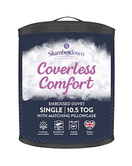 Slumberdown Coverless Comfort Embossed Herringbone 10.5 Tog Duvet