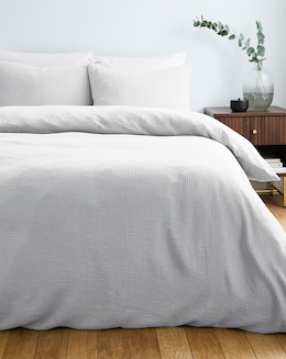 Cotton Crinkle Muslin Duvet Set - Image