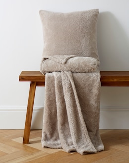 Cuddle Fleece Throw - Natural - Image