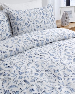 Festive Vintage Toile Duvet Cover Set - Image